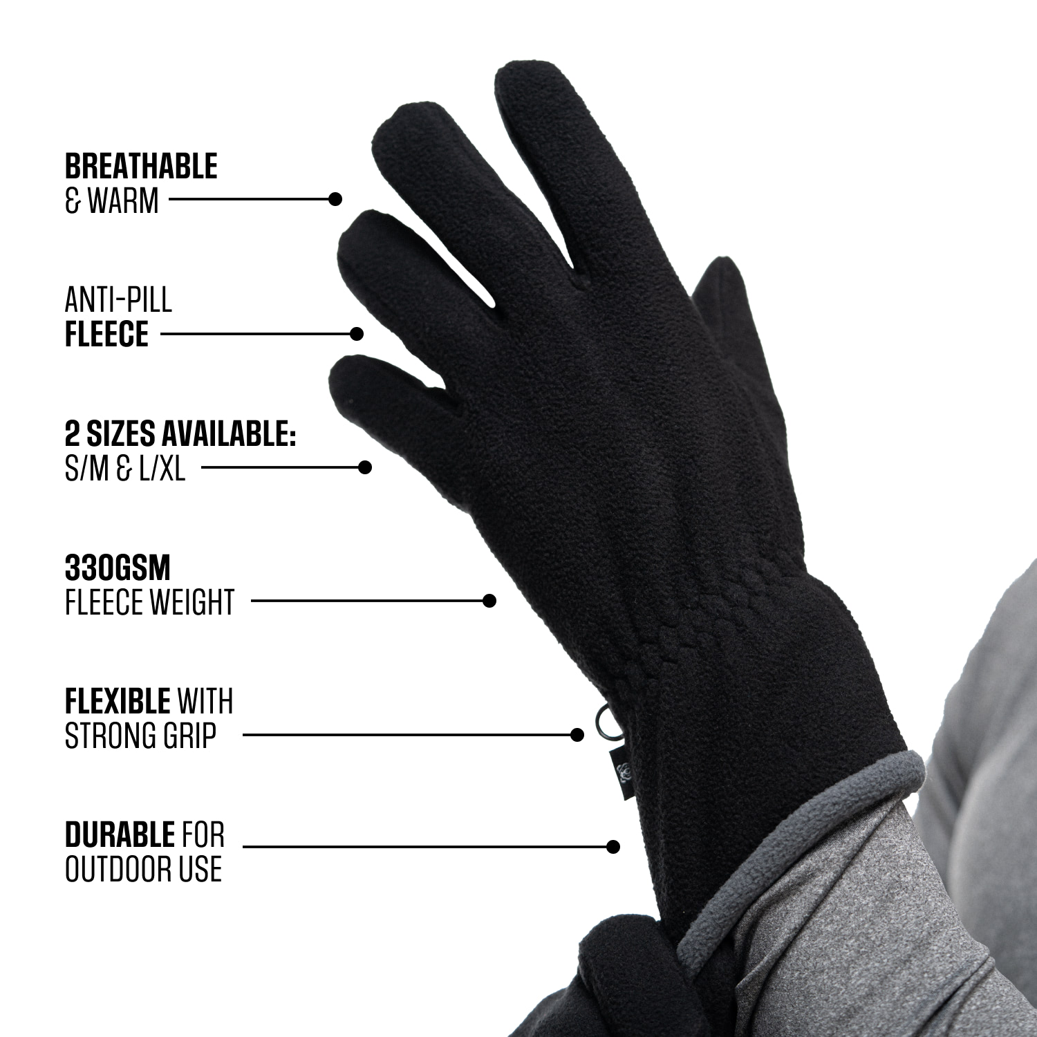 XTM Xpress II Snow Gloves - Charcoal - L